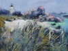Boureau -Phare de Pontusval 40x40cm