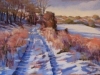 Henry -Neige dans la colline -54x69