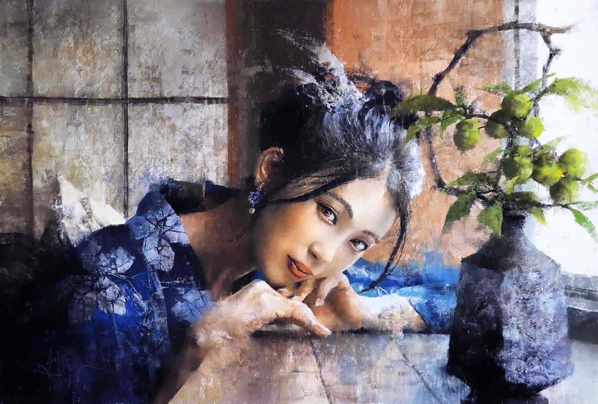 02 Regard complice 50x70